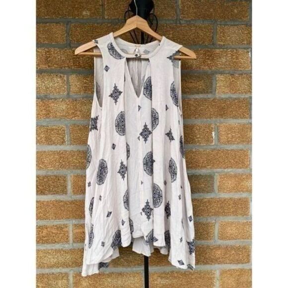 Free People XS Tree Swing Ivory tunic dress - Picture 3 of 12